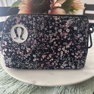 Lululemon Floral makeup bag